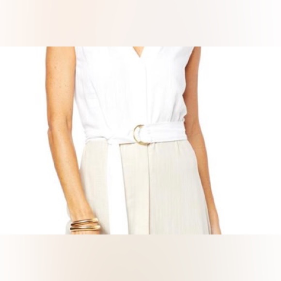 H HALTON MAXI DRESS TIERED LINEN BLEND COLOR BLOCK SIZE M NWT - Picture 9 of 14